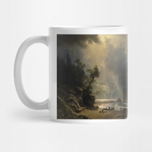 Puget Sound on the Pacific Coast by Albert Bierstadt Mug